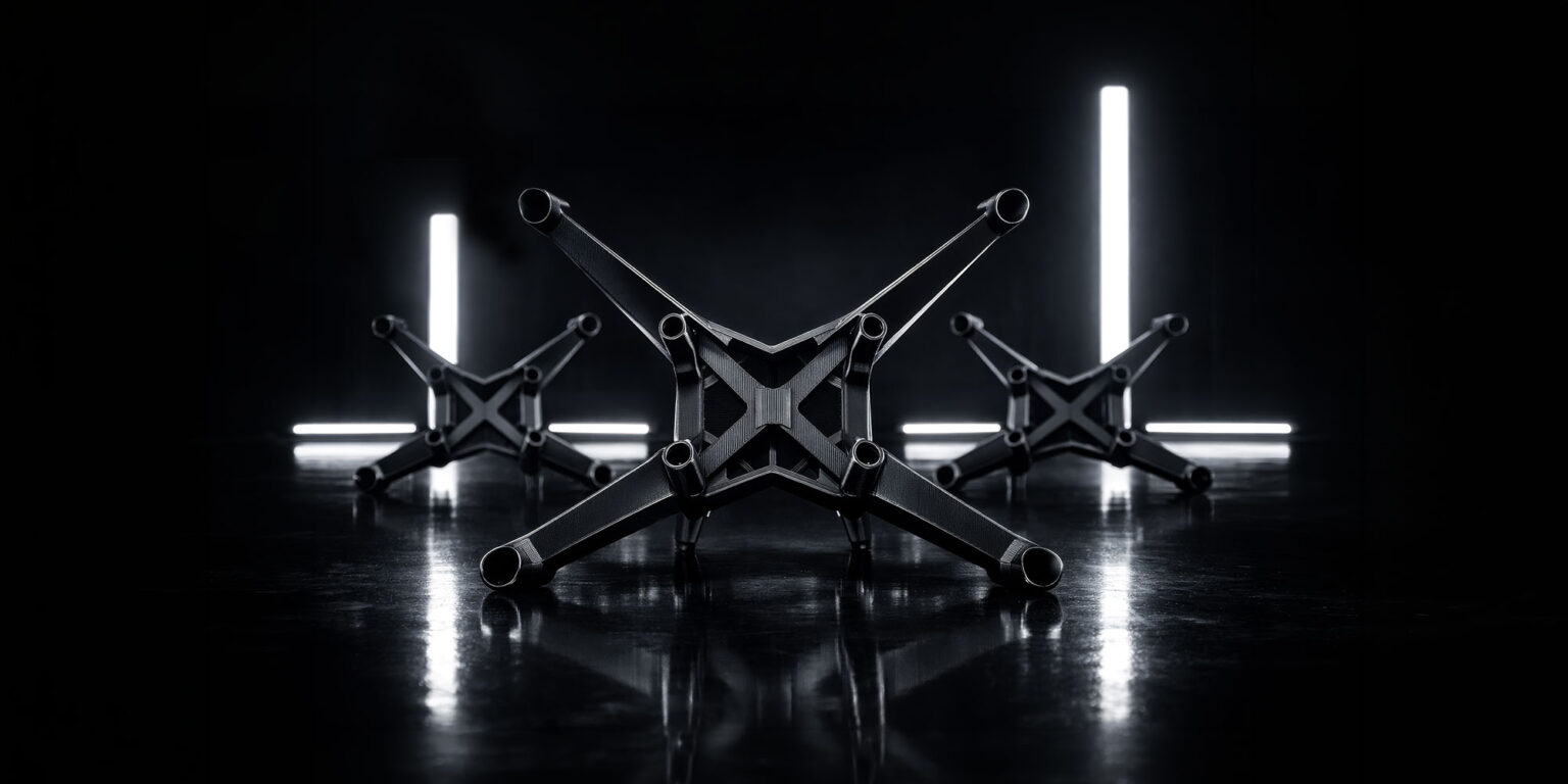 LIQTRA PX-Series drone carrier module made from technical polymer using large-scale pellet-based 3D printing